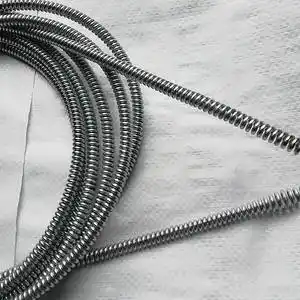 管道疏通钢丝簧8mm电动下水道疏通器弹簧8mm疏通机软簧8mm5米软轴