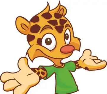 小豹子漫画图片epsai矢量模版下载