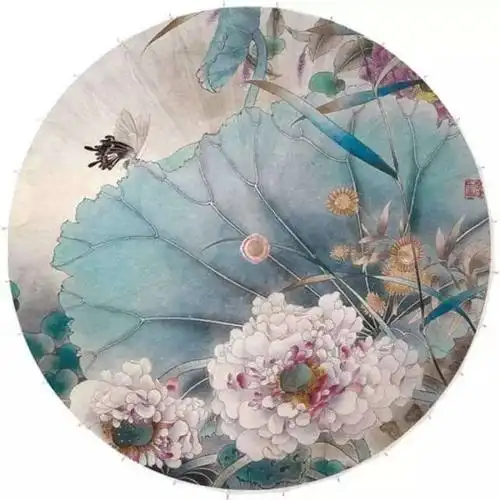 初初雨影伞先知:传统油纸伞工艺