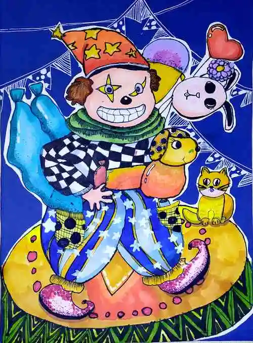 漫画·儿童画十级-儿童画-美术 - 四川艺术考级网—成都美术考级网