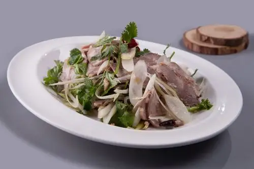 葱拌羊肉图片