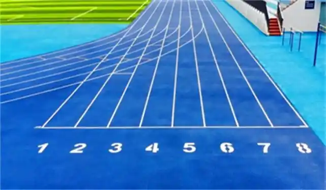 为什么现在奥运会中的跑道是蓝色的