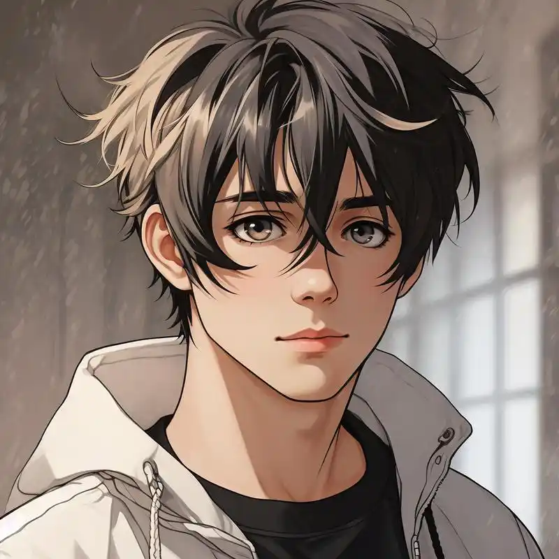 一组动漫风格的治愈系男生头像,带给你不一样的温暖和力量