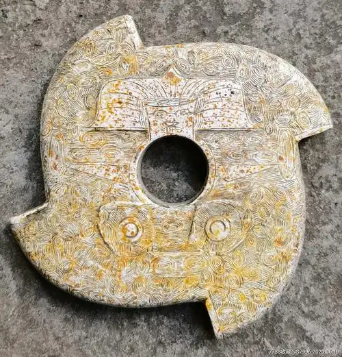 高古玉鸡骨白良渚玉器一组