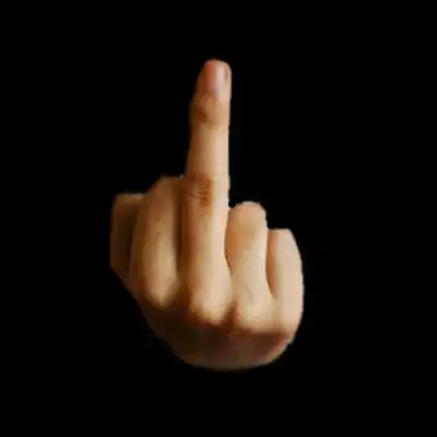 霸气女神加动漫鄙视手势图片大全 - 女生头像 - 潮人个性网