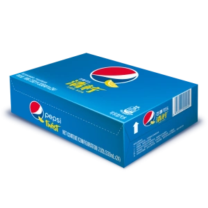 百事可乐  清柠味汽水 330ml*24听 *2件