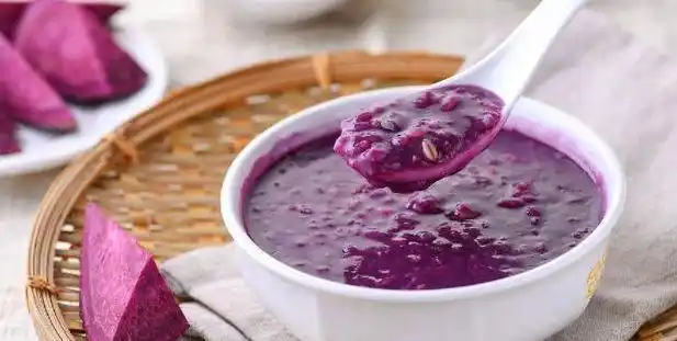 采用上等的紫薯和燕麦紫薯燕麦粥口口都诱人鲜美~喜欢喝咸口的一定要