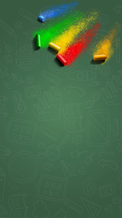 美术班秋季招生宣传海报h5背景psd下载