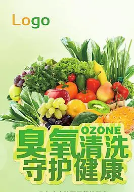 水果易拉宝 展架 果蔬 臭氧机图片