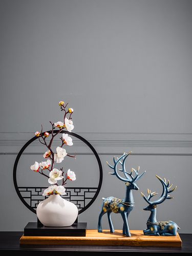 创意中式复古摆件中国风个性装饰品客厅电视柜80怀旧摆设老物件