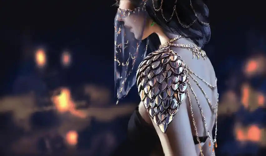 【风铃 海琴烟合集】4k手机壁纸,4k电脑壁纸,艺术美感插画