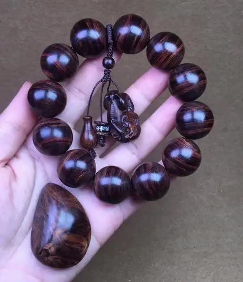 海黄紫油梨手串套装