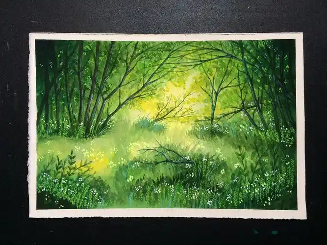 怎么画森林 怎么画森林防火手抄报