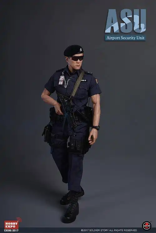 soldierstory 新品:1/6 香港机场特警队asu