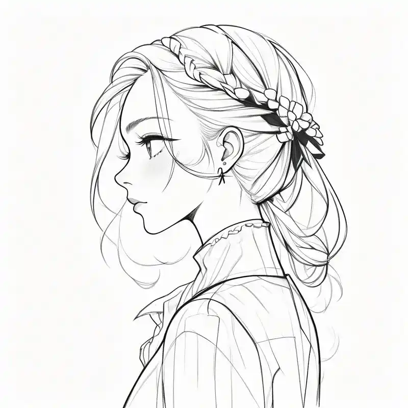 侧脸的轮廓,尽显优雅与神秘,你是否也被这简约而不简单的美所吸引?