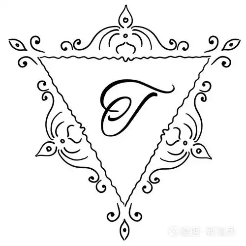 在时尚的线性风格徽标