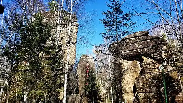 黑龙江伊春小兴安岭石林风光