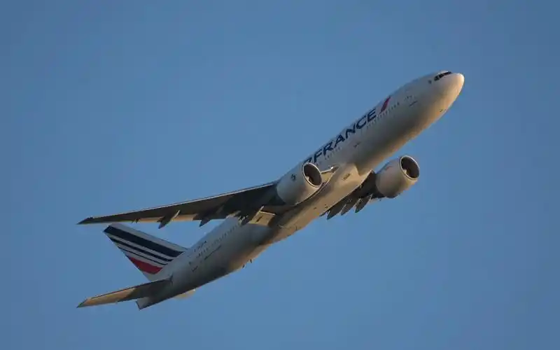 法航777-200er f-gspk|明尼阿波利斯-圣保罗国际机场|4k