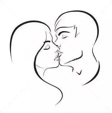 怎么画接吻简笔画二次元人物的亲吻简笔画亲吻的简笔画教程视频教程