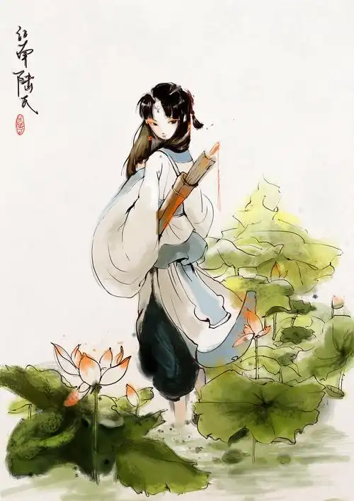 板绘水墨国风临摹