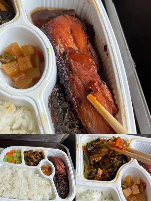 高铁餐08梅菜扣肉