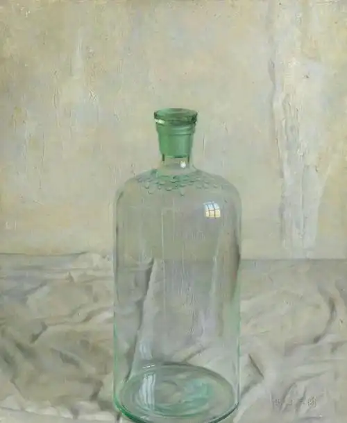 风格写实细腻,设色考究,何大桥油画静物!