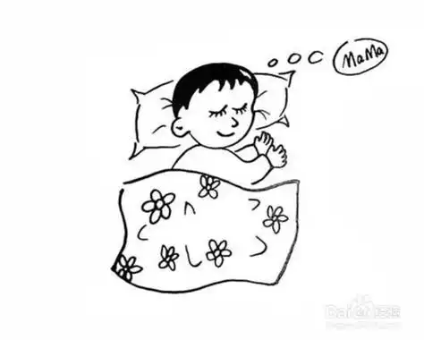 如何画睡觉宝宝的简笔画在床上睡觉的女孩简笔画睡觉人物怎么画简笔画