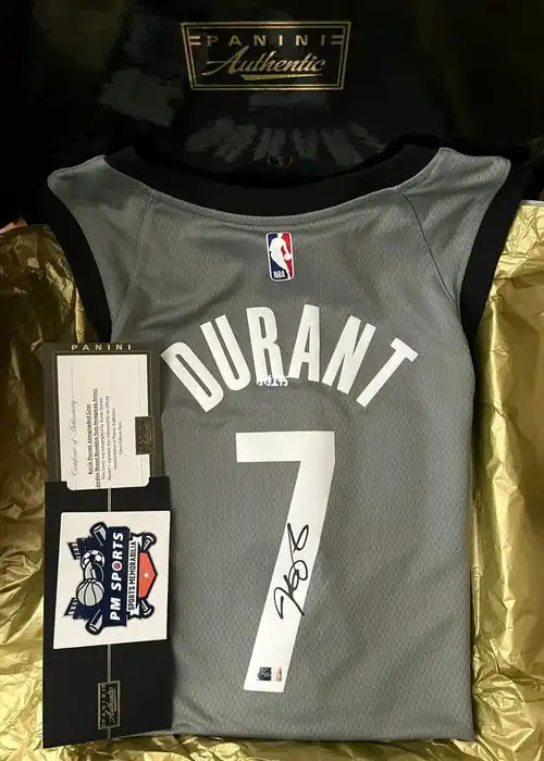 杜兰特签名球衣