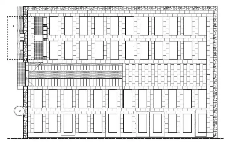 robregordo墓园出入口与骨灰龛mukaarquitectura