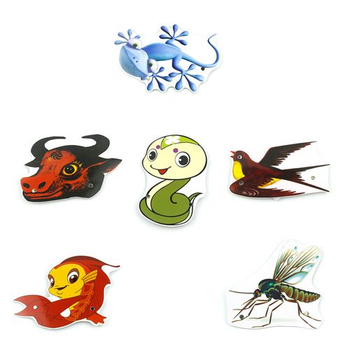 壁虎尾巴动物头饰儿童表演道具幼儿园课本本剧头饰