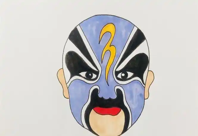 脸谱简笔画(儿童脸谱简笔画)脸谱怎么画脸谱简笔画