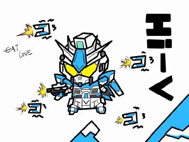 q版可爱机动战士高达头像大家喜欢哪张