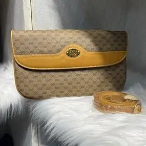 【vtgking中古】gucci古驰老花斜挎信封包