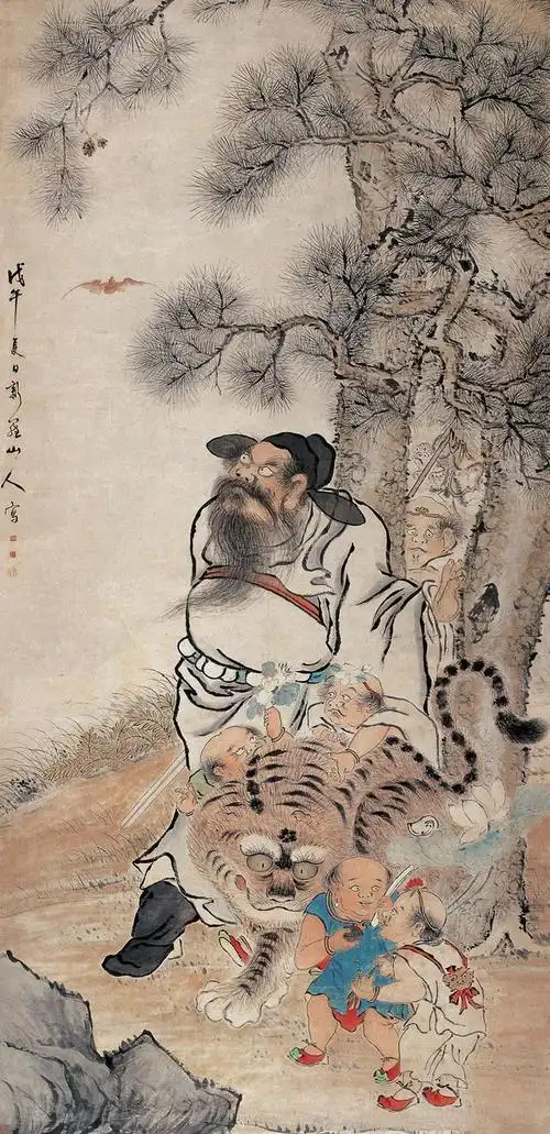 《岁朝佳兆图》明 朱见深