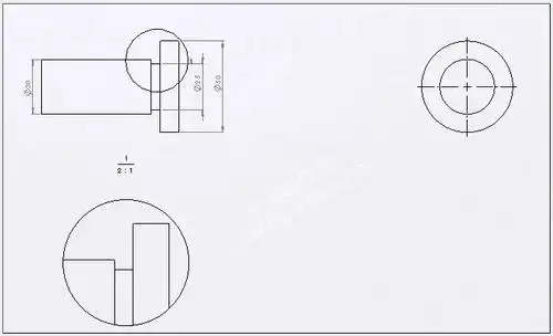 solidworks放大视图如何标注尺寸?