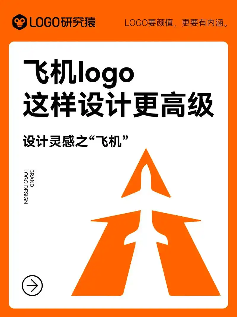 飞机logo这样设计更高级!进取和创新:飞机象征着进取和创 - 抖音