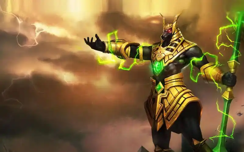 lol沙漠死神内瑟斯高清电脑壁纸英雄联盟lol沙漠死神内瑟斯游戏角色