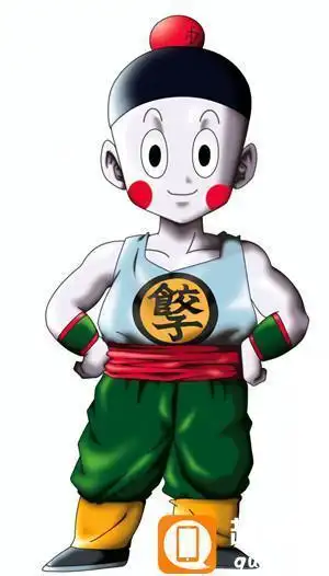 画龙珠天津饭的简笔画