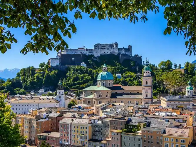 萨尔茨堡大教堂,奥地利,房子 壁纸