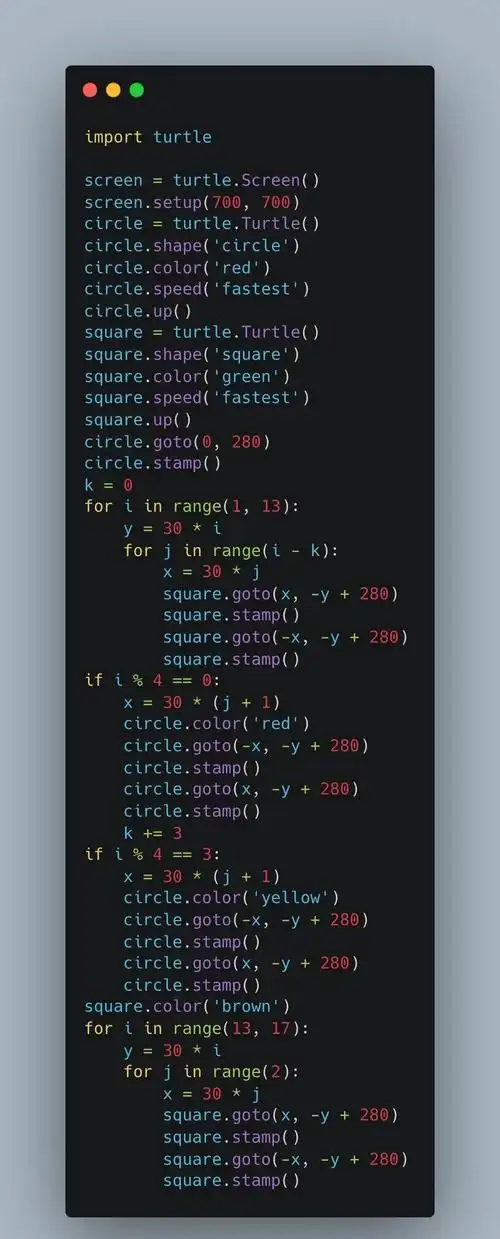 用python画圣诞树的n种玩法