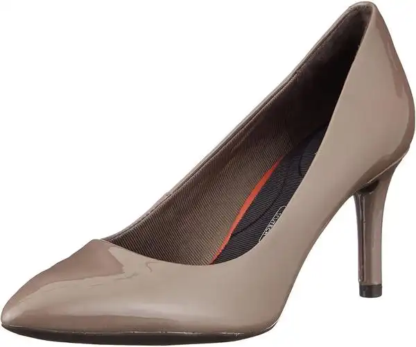 rockport 女士 total motion 75 毫米 尖头高跟鞋 闭跟鞋 beige