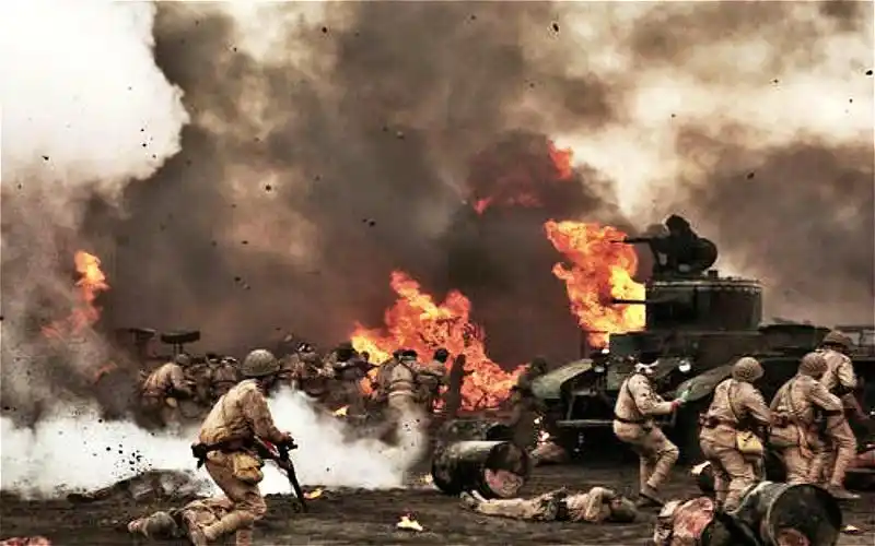 大气磅礴的战争电影,残酷的战争场面从来不是靠血浆,这才震撼!