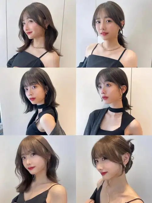 可扎可散的中发发型