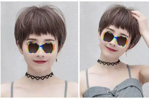 国字脸女剪短发好看吗 女生精剪短头发造型图片