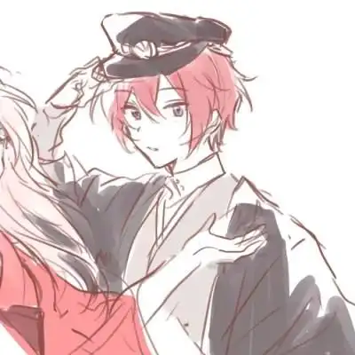 情头小众ins动漫高清一左一右_情侣动漫头像_头像屋