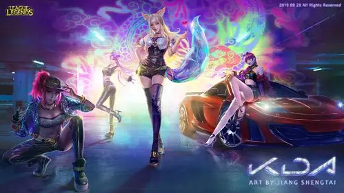 英雄联盟kda女团新版壁纸专辑封面