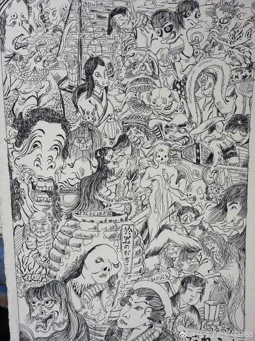 百鬼夜行|插画|涂鸦/潮流|王大侠1987 - 原创作品 - 站酷 (zcool)