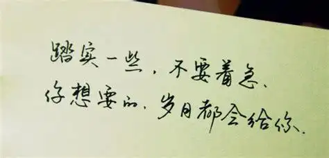 不再追求爱情而是用心去爱