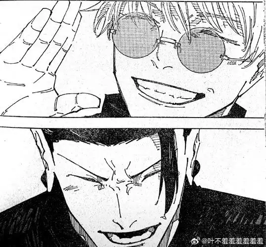 咒术回战##五条悟#本周漫画的五条悟…下一话请给我速速复活!