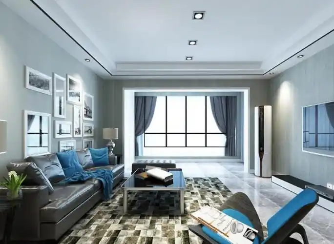 万景江城97平米三室一厅一厨一卫现代风格装修效果图